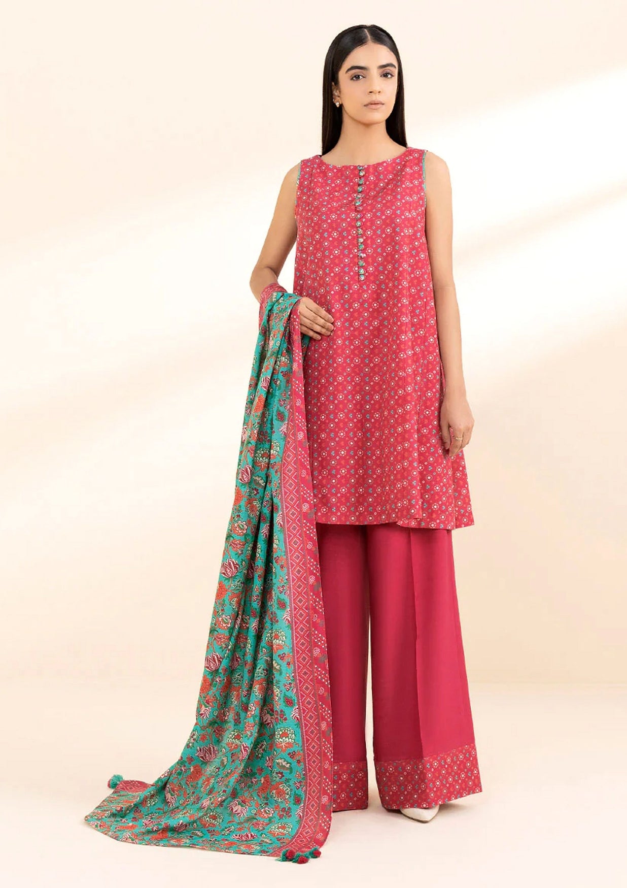 Sapphire Unstitch 3 Pc Printed Lawn - 100% Quality Guranteed